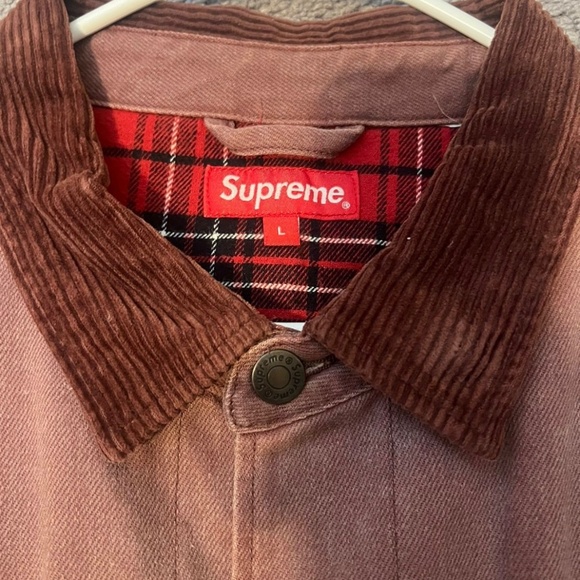 Supreme denim chore jacket dusty rose - Picture 2 of 2